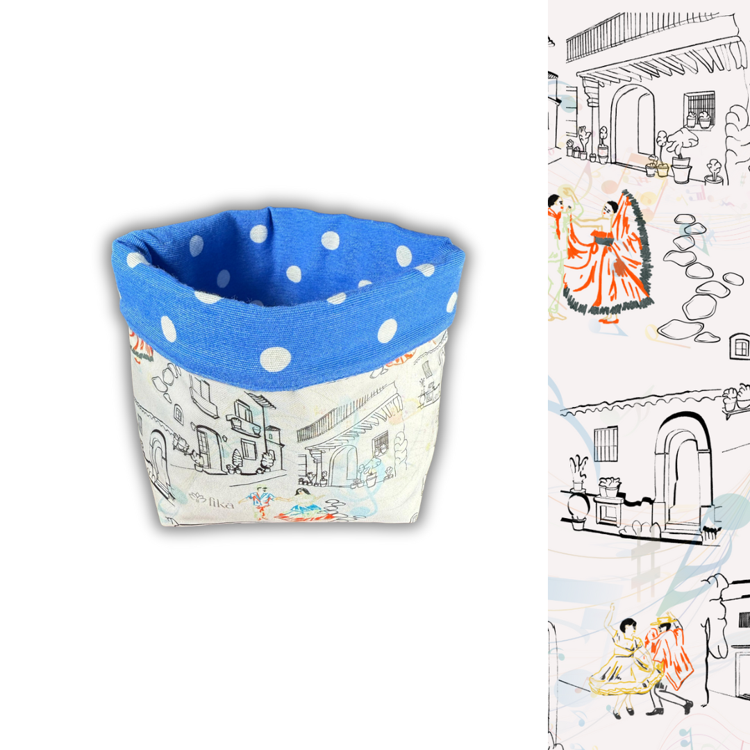 Fika Basket – Bread & Arepa Fabric Basket