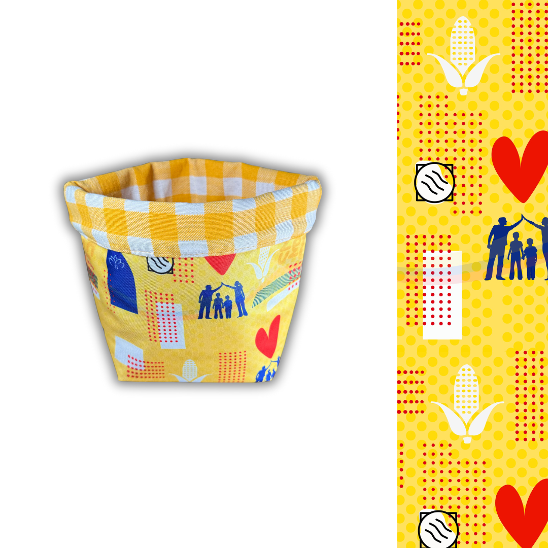Fika Basket – Bread & Arepa Fabric Basket