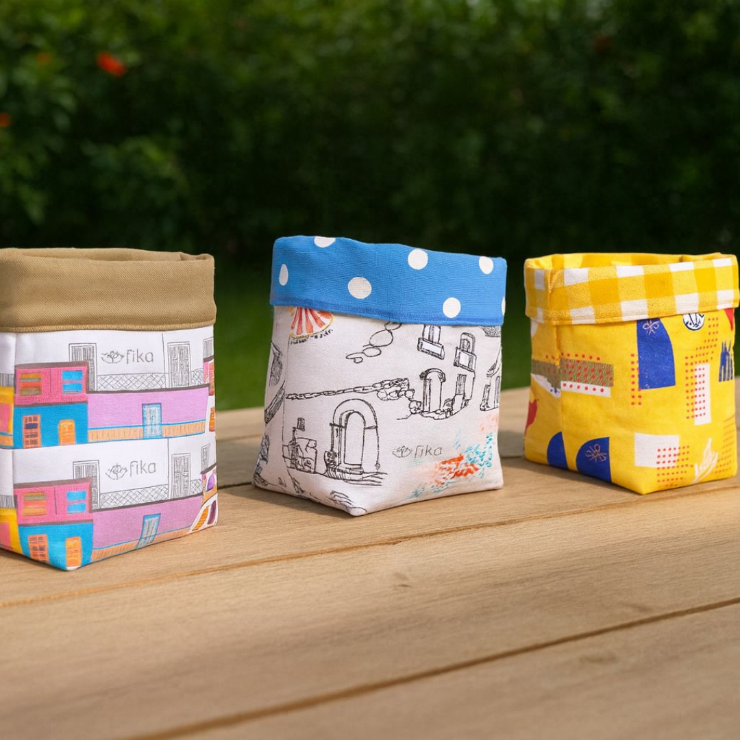 Fika Basket – Bread & Arepa Fabric Basket